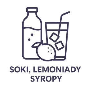 Soki, lemoniady, syropy