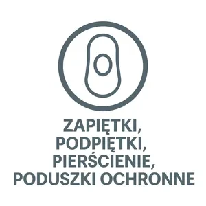 Zapiętki, podpiętki, pierścienie, poduszki ochronne