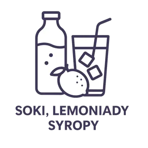 Soki, lemoniady, syropy
