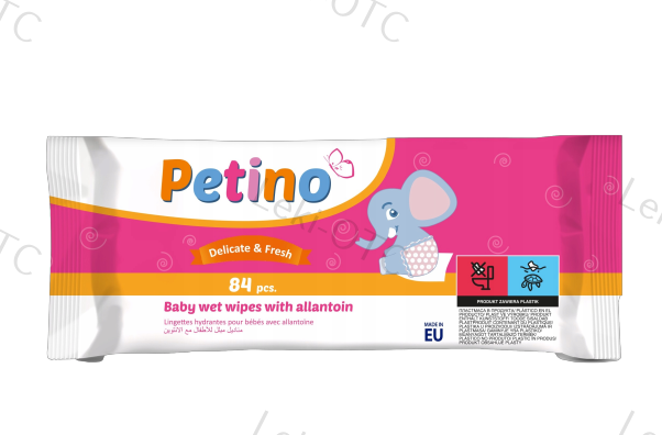 KINDII  Chusteczki dla niemowląt i dzieci Petino  84 szt   (k=14)