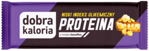 KUBARA Baton proteinowy Niski Indeks Gligemiczny IG z MCT smak banofee  45g   (d=20)