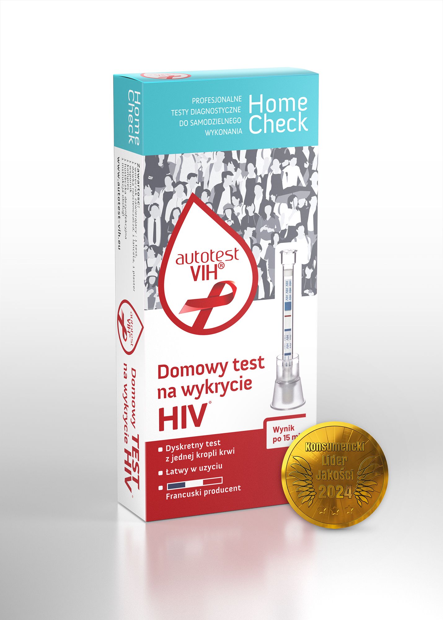 MILAPHARM Test do wykrywania HIV 1szt.   (k=5)