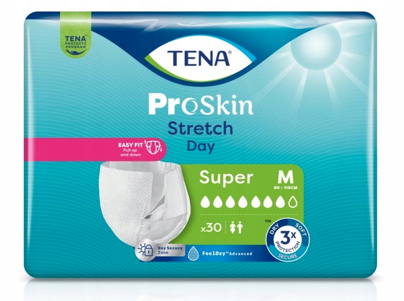 TENA STRETCH PROSKIN SUPER Day M 30  (761197)   (k=2)