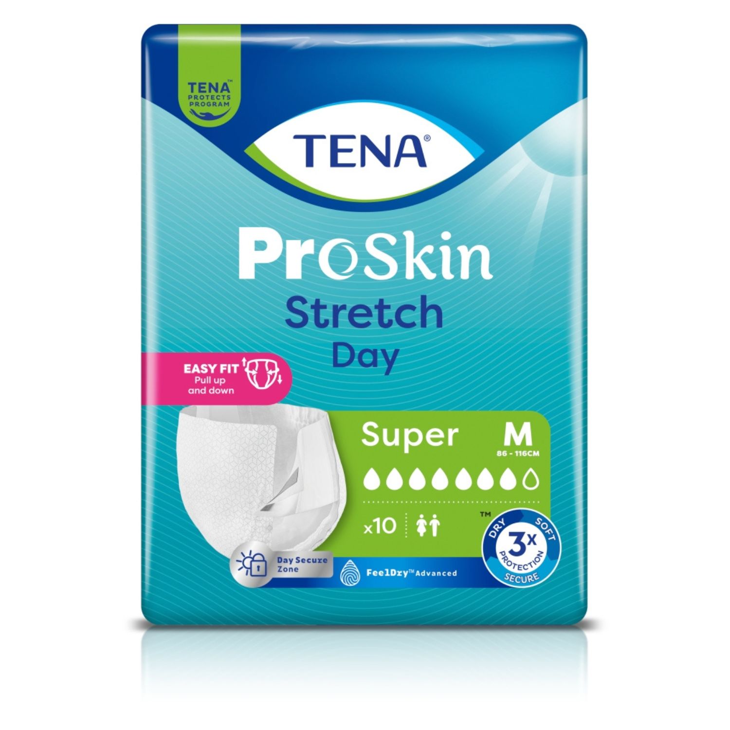 TENA STRETCH PROSKIN SUPER Day M 10  (761205)   (k=4)