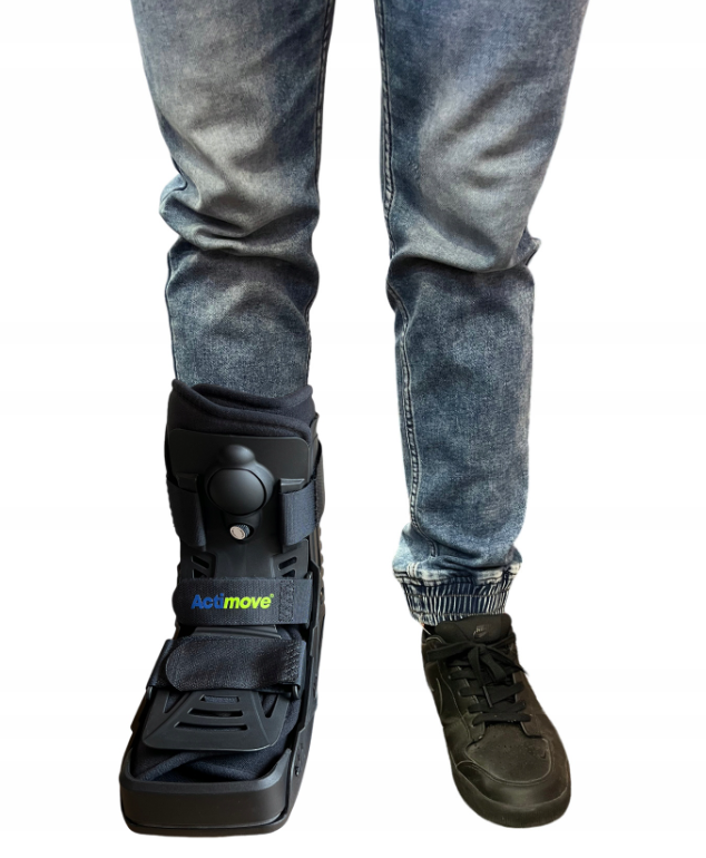 ACTIMOVE PRO  Orteza na goleń i stopę  NISKI Zamknięte Palce rozm. XS  czarny  (7627630)   (k=16)