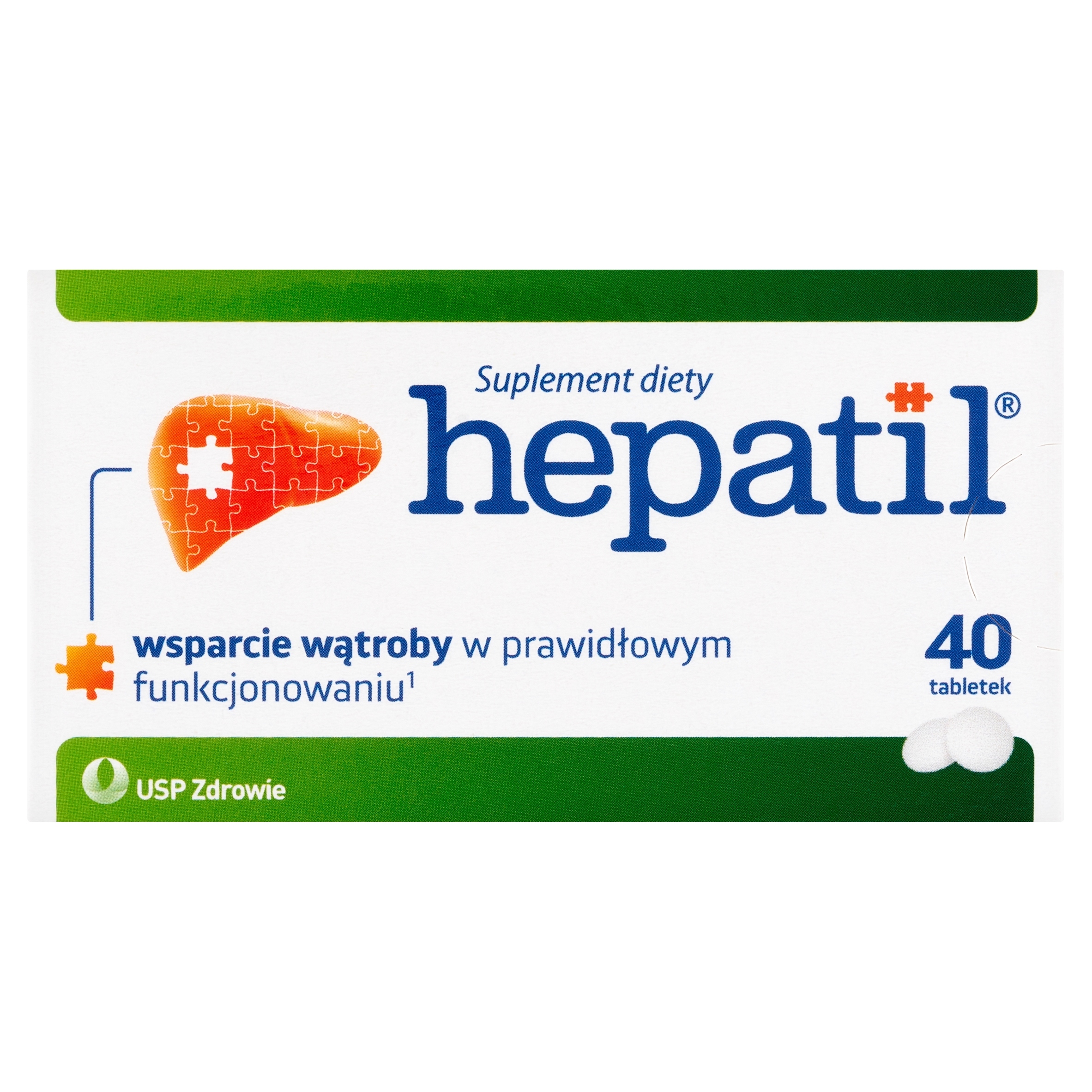 TEVA HEPATIL 40 tabl.  Suplement diety wspomagający pracę wątroby