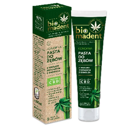 BIO MADENT  konopna pasta do zębów  100ml (k=12)