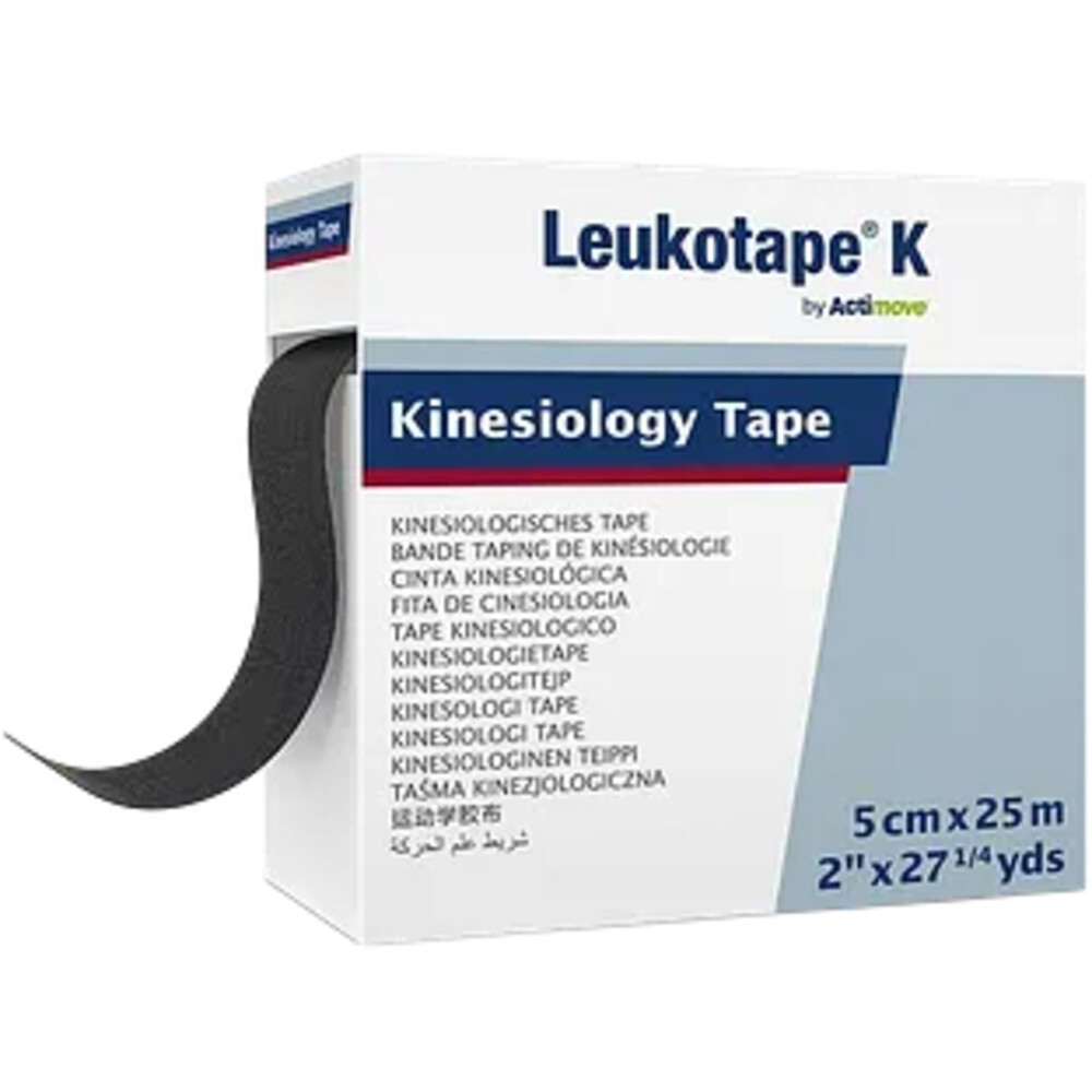 LEUKOTAPE K by Actimove 5cmx25m Black  (6507806)   (k=6)