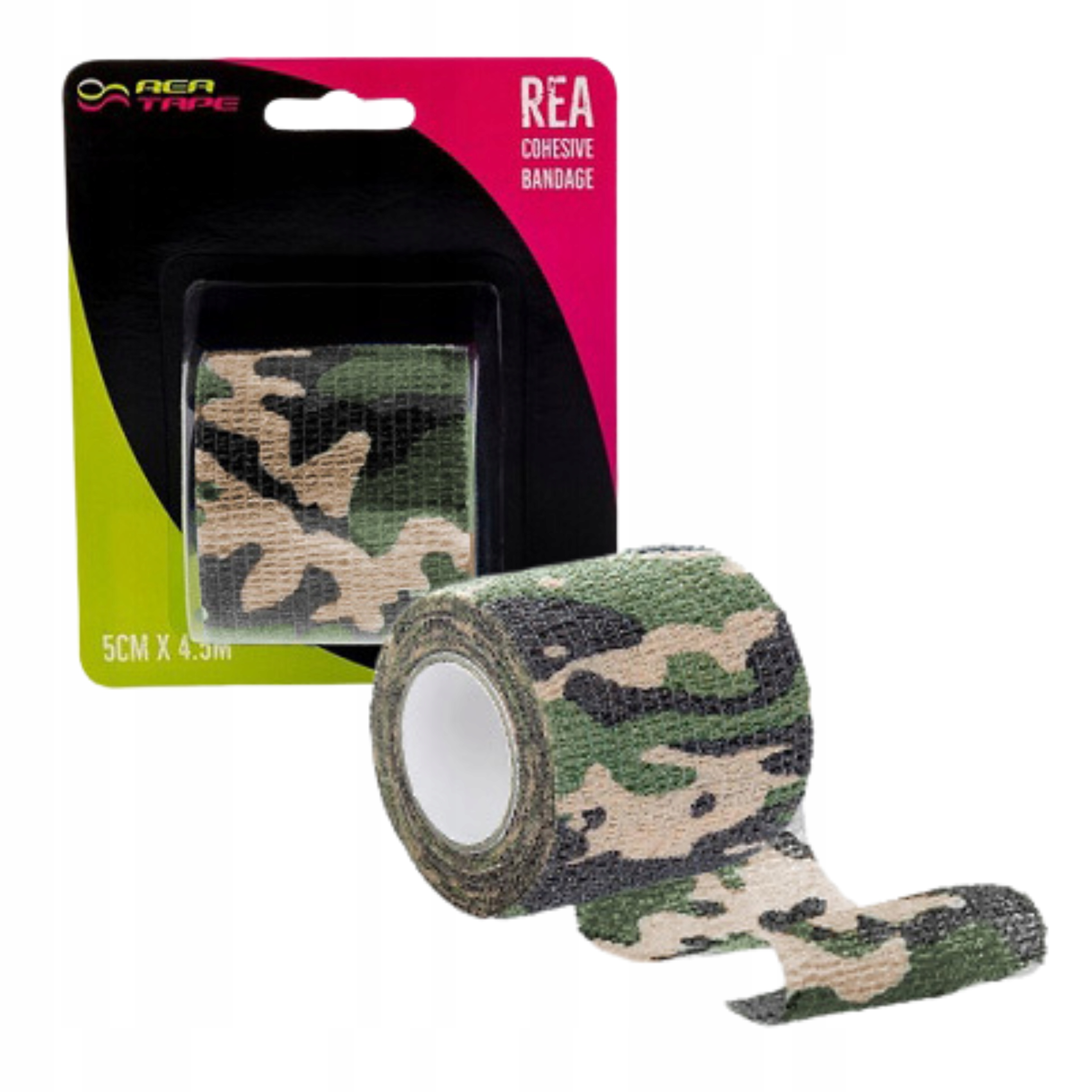 REA BANDAŻ KOHEZYJNY Moro zielony 5cmx4,5m  1szt   (k=10)