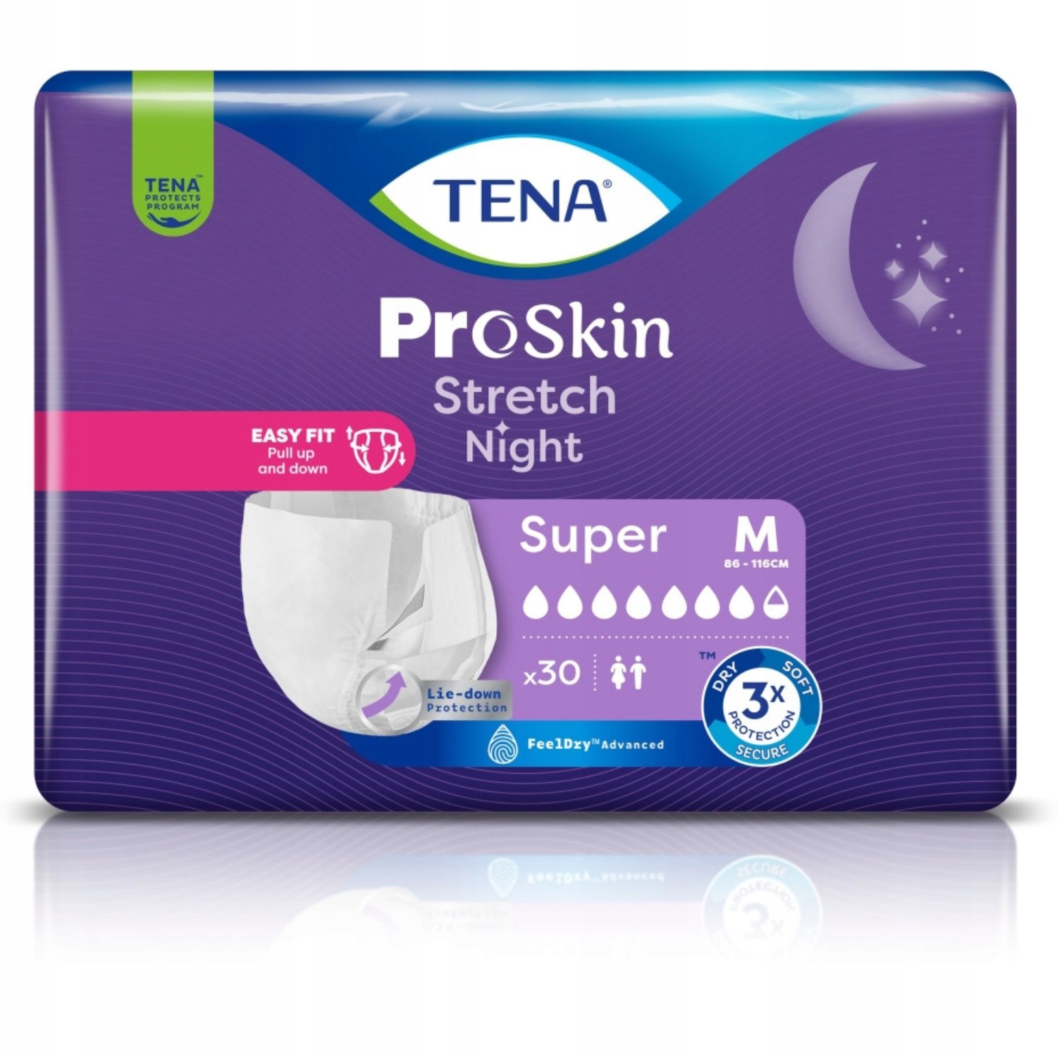 TENA STRETCH PROSKIN SUPER Night M 30  (761194)   (k=2)