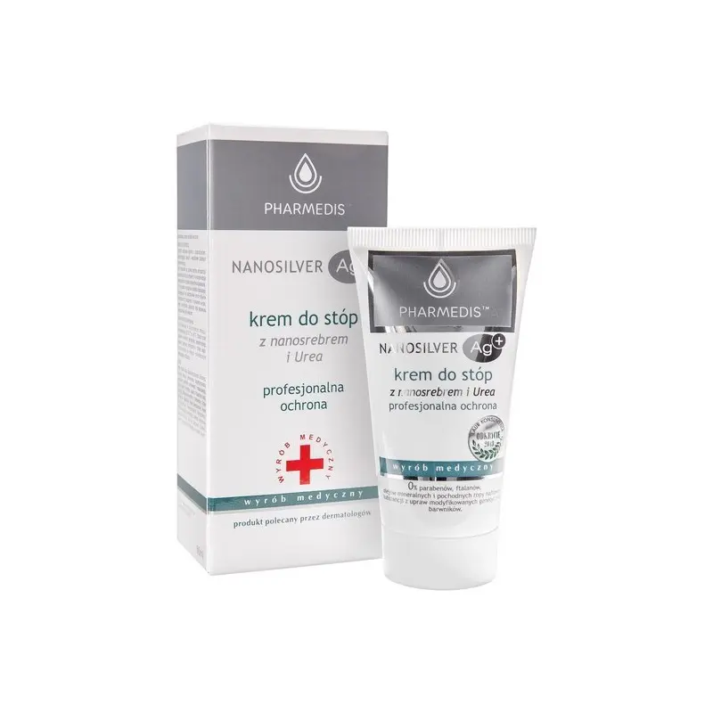 Pharmedis Krem do stóp ze srebrem i Urea 50ml
