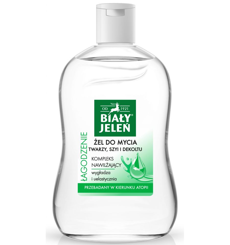 BIAŁY JELEŃ Żel do mycia twarzy Łagodzenie 500ml  (k=16)