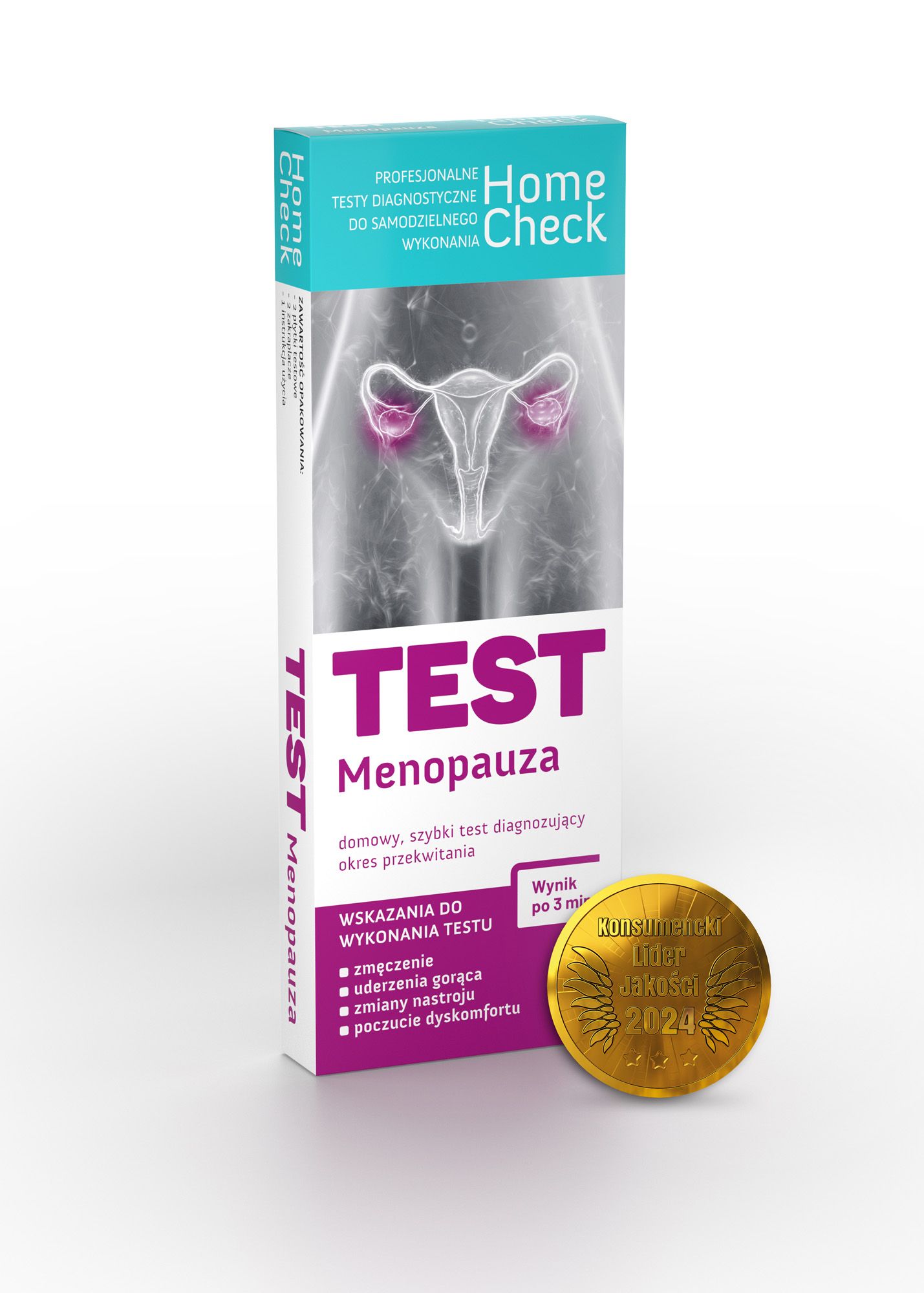 MILAPHARM Test MENOPAUZA test do diagnozowania okresu przekwitania   (k=5)