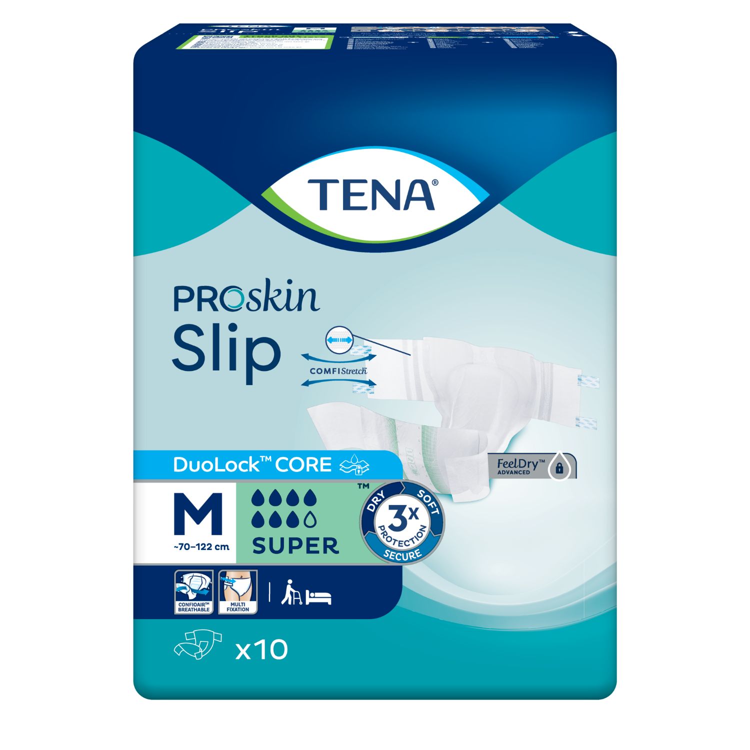 TENA SLIP PROSKIN SUPER M '10 OTC  (zielone)  (711209)   (k=4)   (NEW)