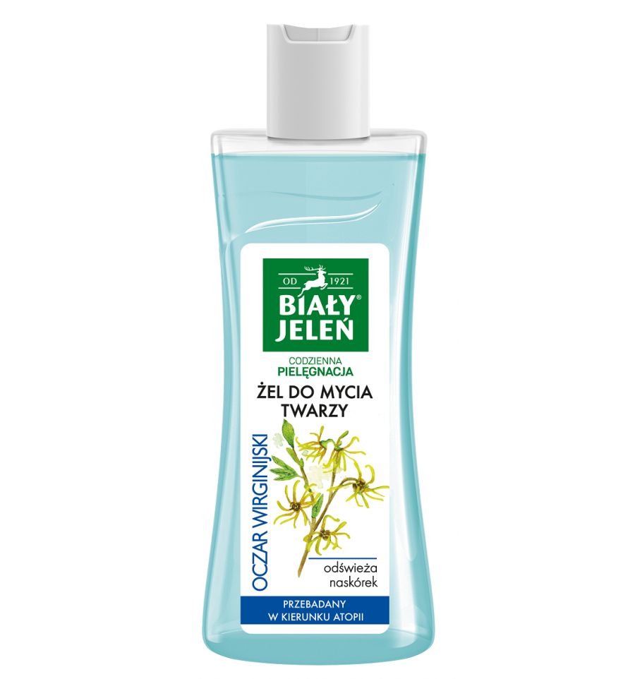 BIAŁY JELEŃ Żel do mycia twarzy  Oczar wirginijski  265ml  (k=16)