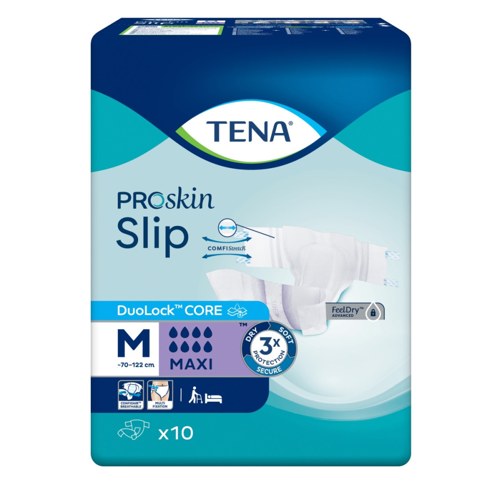 TENA SLIP PROSKIN MAXI M '10  (fioletowe)  (712401)   (k=4)   (NEW)
