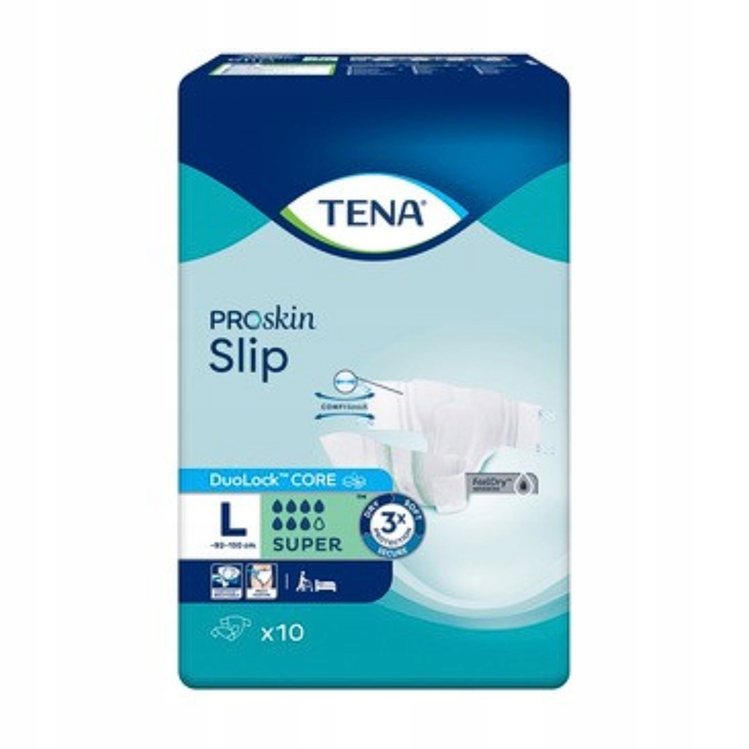 TENA SLIP PROSKIN SUPER L '10 OTC  (zielone)  (711213)   (k=4)   (NEW)