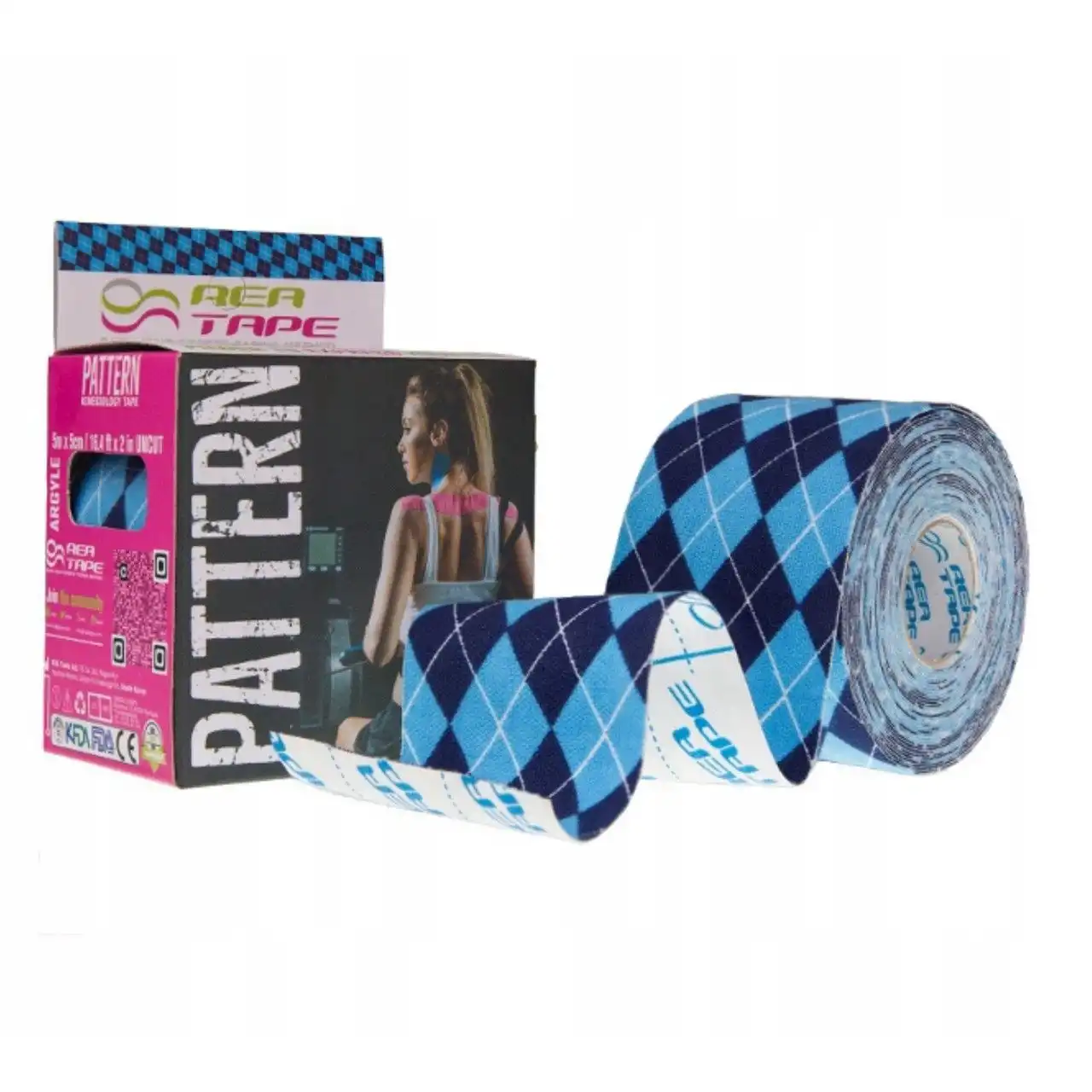 REA TAPE  Pattern (Kratka)  5x5cm  1szt   (k=6)