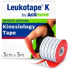 LEUKOTAPE K by Actimove Sports Edition 5cmx5m Red  (6507827)   (k=24)