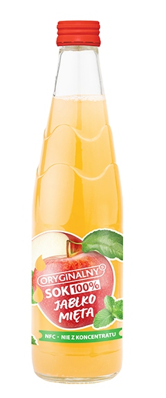 ORYGINALNY SOK  Jabłko/Mięta NFC  330ml   (d=12)