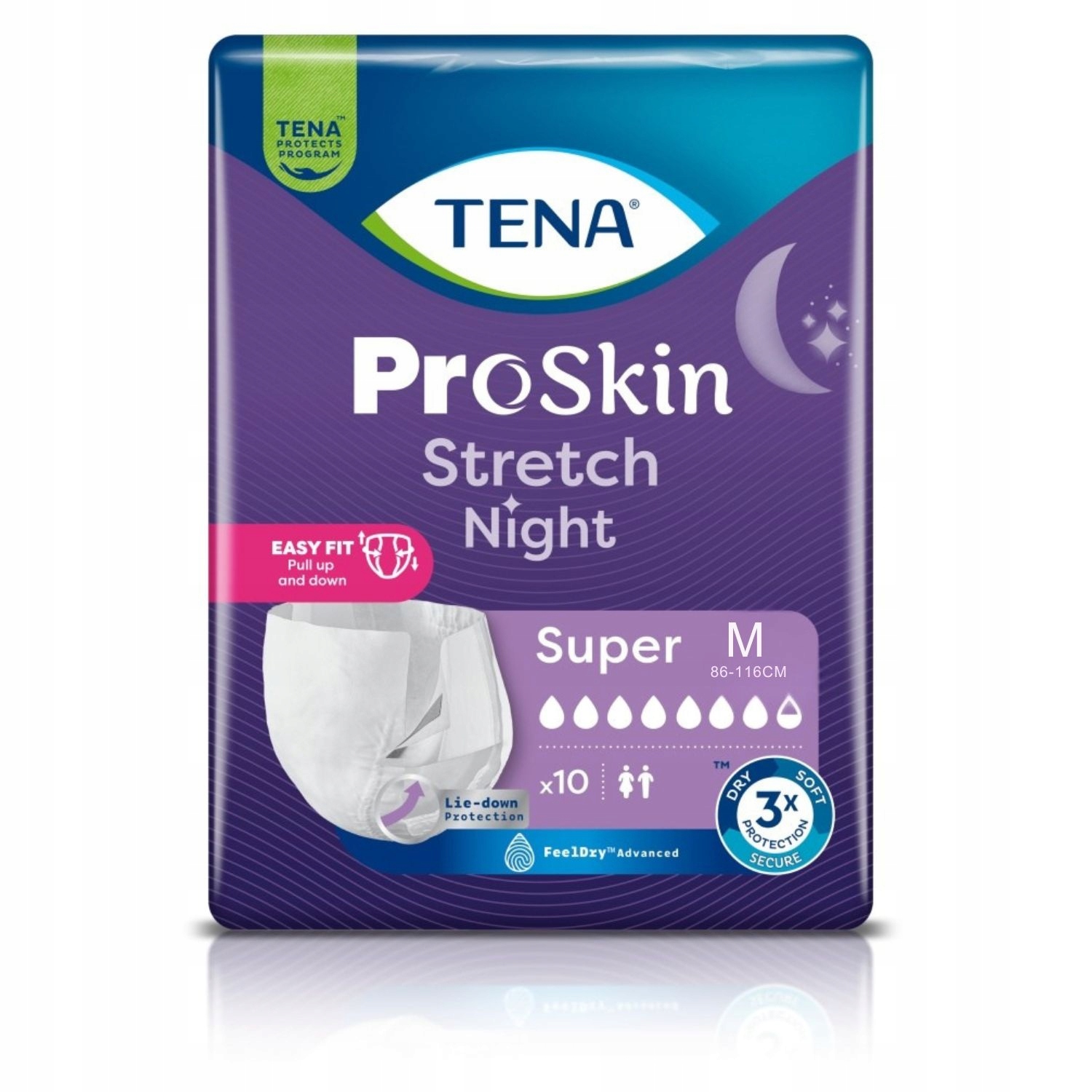 TENA STRETCH PROSKIN SUPER Night M 10  (761199)   (k=4)