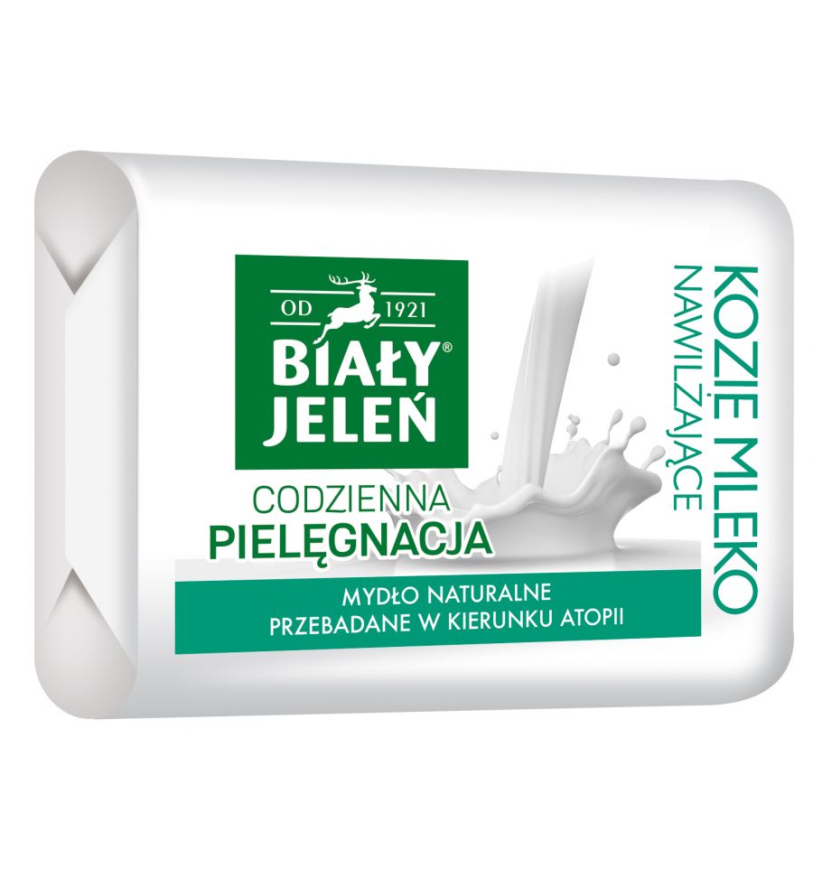 BIAŁY JELEŃ Mydło Naturalne Kozie mleko  100g   (k=50)