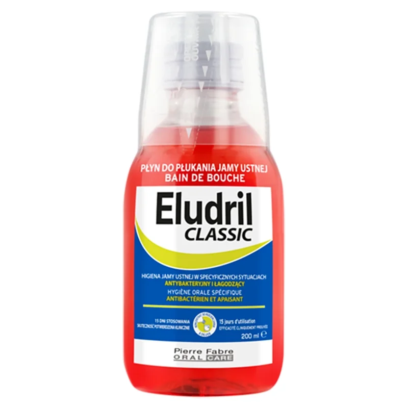 ELGYDIUM Płyn do płukania jamy ustnej EludrilCLASSIC  200 ml