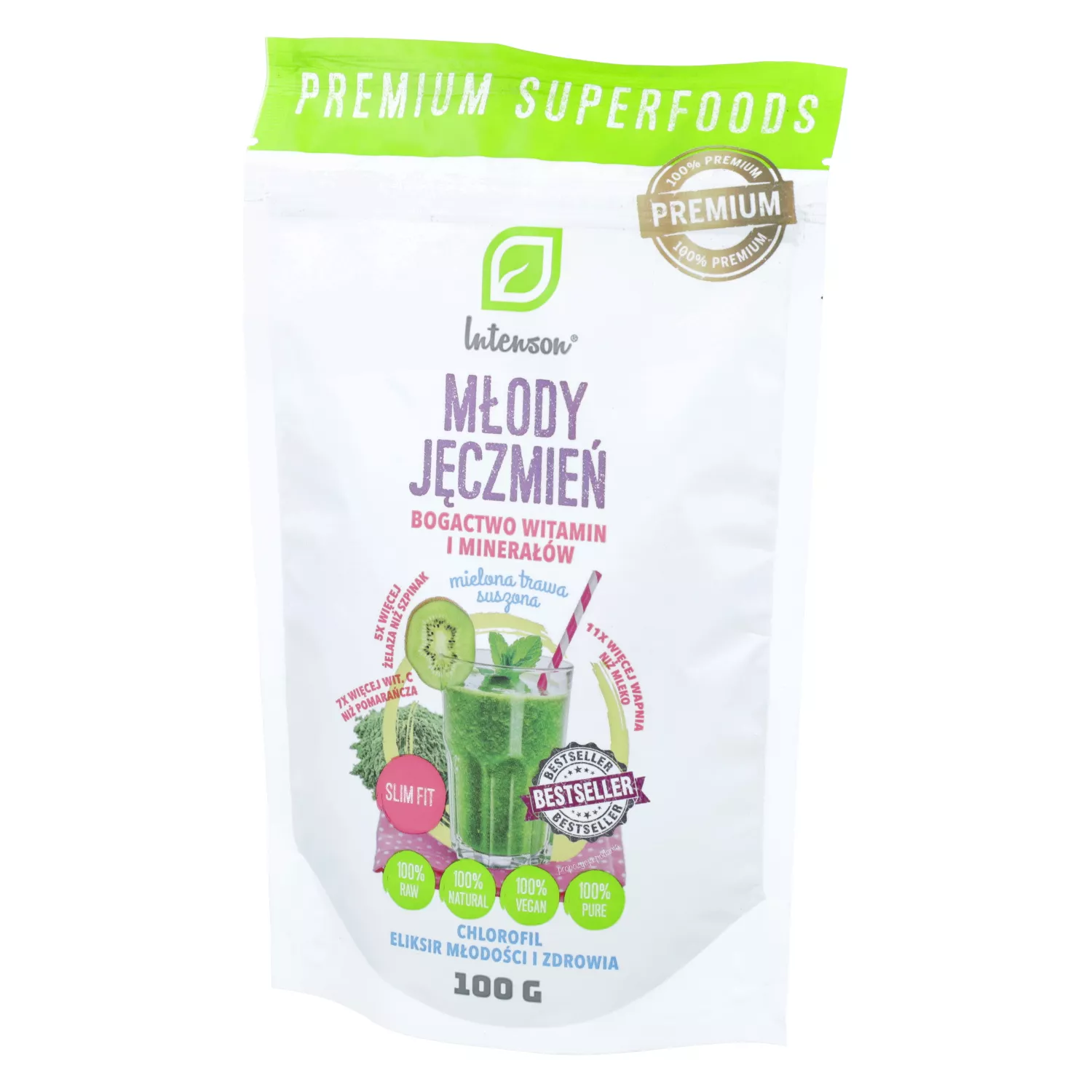 INTENSON Młody Jęczmień 100g   (d=16)