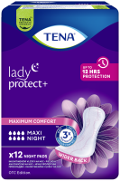 TENA LADY PROTECT+ MAXI NIGHT '12  (8 kropli)  (760985)   (k=6)