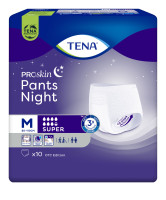 TENA Pants ProSkin Super Night  M OTC Edition , majtki chłonne na noc, 10 sztuk