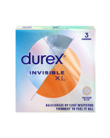 DUREX  Prezerwatywa '3  INVISIBLE  Extra Large powiększone   (d=24)