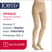JOBST Rajstopy Opaque, zamknięte palce, klasa kompresji CCL1 Kolor naturalny rozm. I (7062100036)