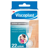 3M VISCOPLAST  Zestaw Sportowy 3 rozmiary   pudełko  22szt