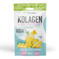 INTENSON Kolagen o smaku ananasowym +kwas hialuronowy + wit. C 11,4g  1 saszetka   (d=10)