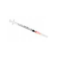 STRZYKAWKA DWUCZĘŚCIOWA  - polfa lublin 1ml + IGŁA (insulin)  1szt