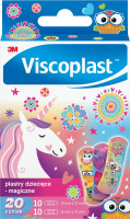 3M VISCOPLAST  Plastry dziecięce - magiczne 2  rozmiary   pudełko  20szt