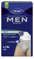 TENA PANTS MEN NORMAL GREY L/XL '30  (5 kropli)  (772804)   (k=2).