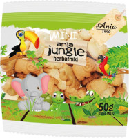 ANIA Herbatniki Mini Jungle 50g (d.40szt.) (T-12)