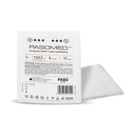 #PASOMED  Kompresy jałowe 17-nitkowe 8 warstwowe  (pakowane POJEDYŃCZO)  7,5cm x 7,5cm  3szt