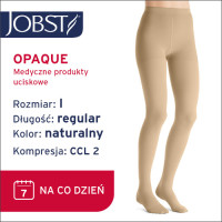 JOBST Rajstopy Opaque, zamknięte palce, klasa kompresji CCL2 Kolor naturalny rozm. I (7063100054)