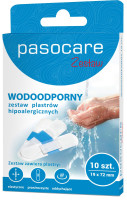 PASOCARE  Zestaw Plastrów WODOODPORNYCH PLUS  19mm x 72mm  10szt