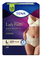 TENA Lady Pants Plus Creme OTC Edition L (95-130 cm), bielizna chłonna, 8 sztuk