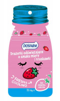 DOSFARM  Drażetki odświeżające bez cukru o smaku miętowo truskawkowym. Saszetka z zapięciem strunowym  16g (k=15)