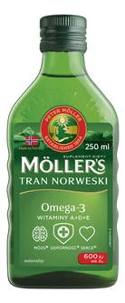 ORKLA Möller's Tran Norweski Naturalny 250 ml   (k=12)