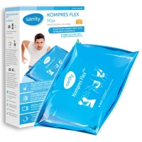 SANITY Kompres Flex SANITY Max (19 cm x 30 cm) z pokrowcem