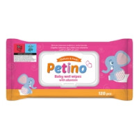 KINDII  Chusteczki dla niemowląt i dzieci Petino  120 szt   (pop-up)   (k=12)