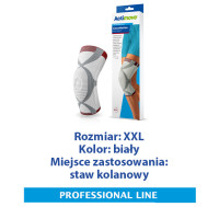 ACTIMOVE PRO  Stablilizator kolana z kompresją medyczną  rozm. XXL  biały  (7346816)