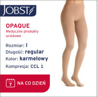 JOBST Rajstopy Opaque, zamknięte palce, klasa kompresji CCL1 Kolor karmelowy rozm. I (7062100000)
