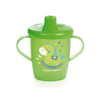 CANPOL Kubek Niekapek  twardy ustnik  9m  250ml (31/200) zielony