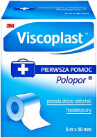 3M VISCOPLAST  POLOPOR  Przylepiec w  rozmiarze  5m x 50mm   pudełko   1szt   (k=6)